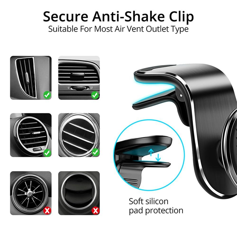 Magnetic Car Phone Holder Mobile Support For The Car Cell phone Support Mobile Door For Auto For iphone Xiaomi Huawei Samsung_voghion.com