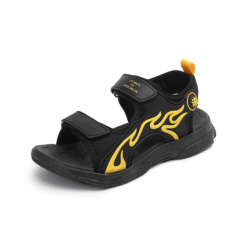Kids Shoes boys sandals 2024 summer new casual soft sole medium and large children open toe boys children's shoes beach shoes_voghion.com