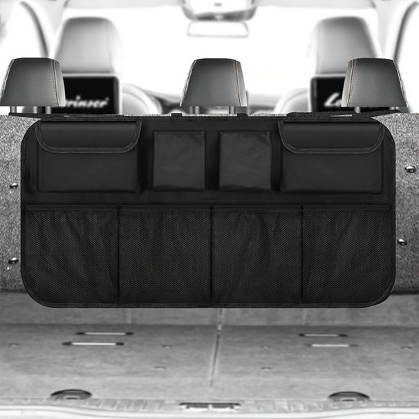 Multi Functional Rear Seat Back Hanging Bag, Car Foldable Miscellaneous Oxford Cloth Trunk Storage Bag_voghion.com