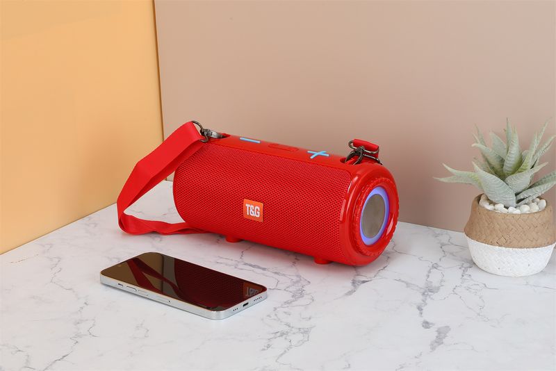 2022TG646 Bluetooth Speaker Outdoor Portable Battle Drum Color Light Insert Card U Disk Radio Subwoofer_voghion.com