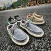 Zees Zees UK Order Linen Fisherman Design 2025 Summer New Flat Low-Cut Slip-On Fabric Shoes For Men_voghion.com