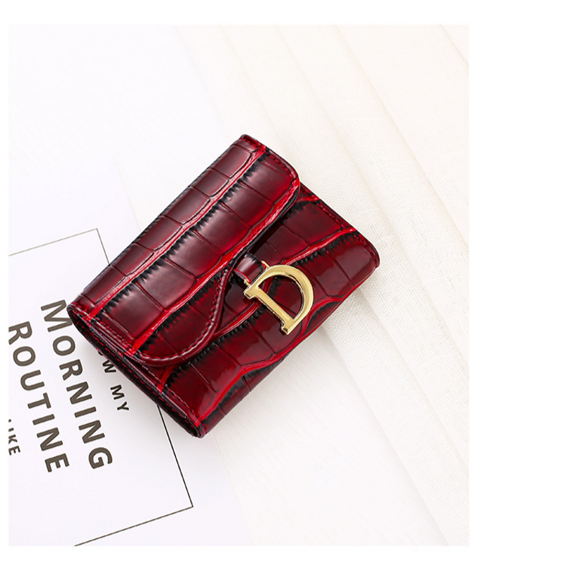Borsa multiuso antifurto con motivo coccodrillo da donna, portamonete multifunzione_voghion.com