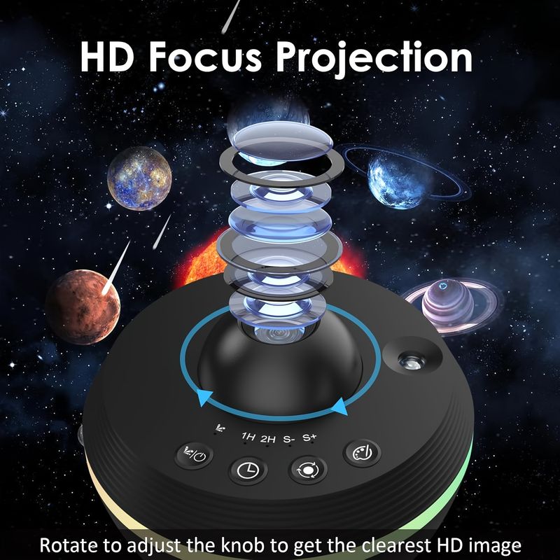 The Starry Sky Projector Is A Multi-functional 13-in-1 Galaxy Projector That Can Create A Starry Sky Atmosphere For Sleep, Featuring Dynamic Meteor Ef_voghion.com