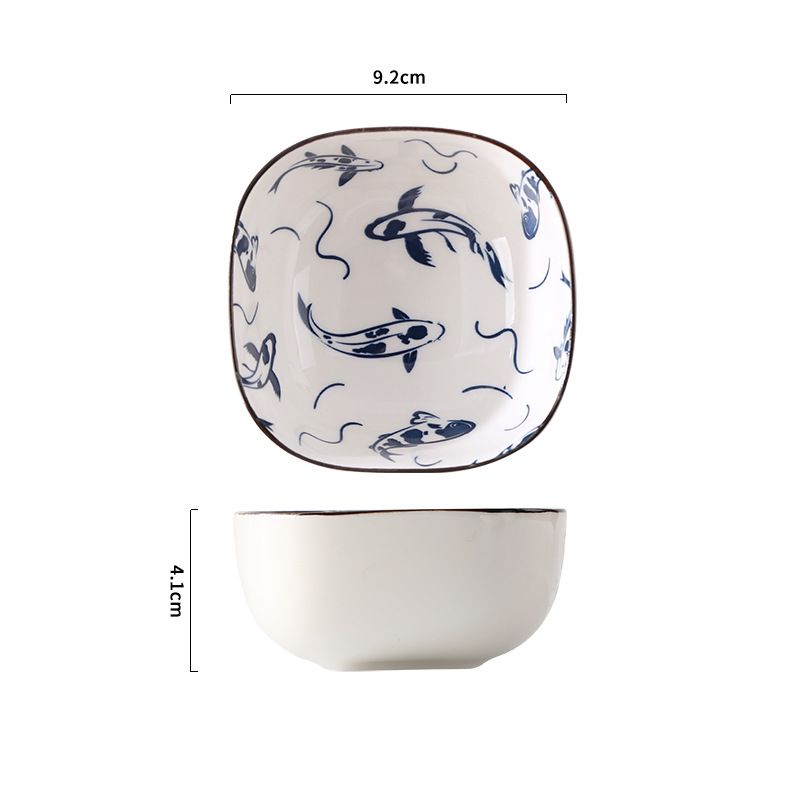 Keramik-Gewürzschalen, 6er-Set, kleine Dip-Schalen für Sojasauce, Sushi, Knödel, Hot Pot, mikrowellengeeignet, minimalistischer Stil_voghion.com