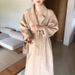 Women's Clothing 2024 autumn and winter elegant retro temperament handmade cashmere wool coat long woolen coat for women_voghion.com