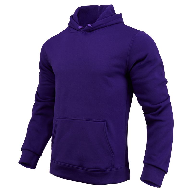 Herrenbekleidung 220g Stoff gewöhnlicher Kapuzenpullover Modemarke Freizeitpullover einfarbiger Kapuzenpullover Langarmpullover Kapuzenpullover_voghion.com