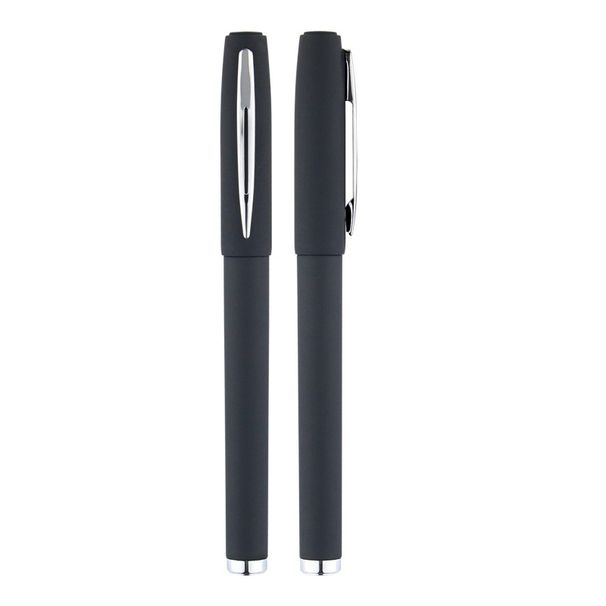 Black Business Gel Pen 0.5mm Office Signature Pen Gift Advertising Pen Customized Logo_voghion.com