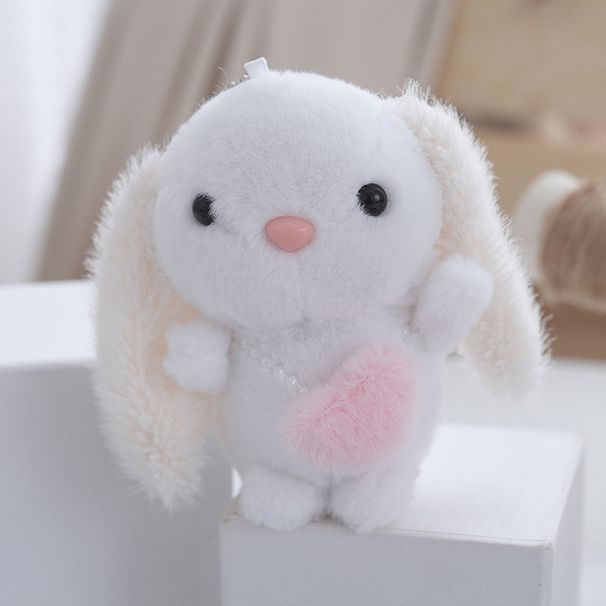 Cute Rabbit Mini Plush Doll Keychain Adorable Soft Toy For Gift Collection Kids_voghion.com