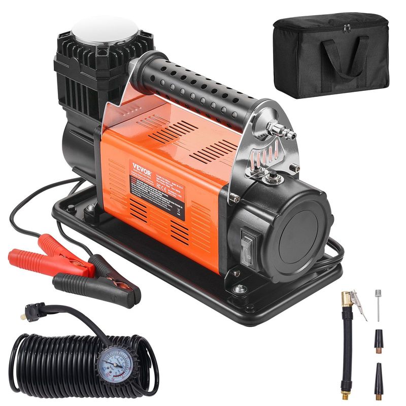 VEVOR Heavy Duty Air Compressor 7.06CFM 150PSI Portable Tire Inflator Air Pump_voghion.com