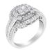 14KT White Gold Diamond Cocktail Ring (1 1/4 cttw, H-I Color, SI2-I1 Clarity)_voghion.com