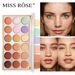MISS ROSE 18 Color Concealer Palette Wodoodporny korektor rozjaśniający cienie pod oczami_voghion.com