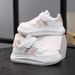 Scarpe bianche per bambini Scarpe da ginnastica bianche per bambine Scarpe da tavola per bambini Asilo Scuola elementare Scarpe da corsa per bambini Maglia traspirante_voghion.com