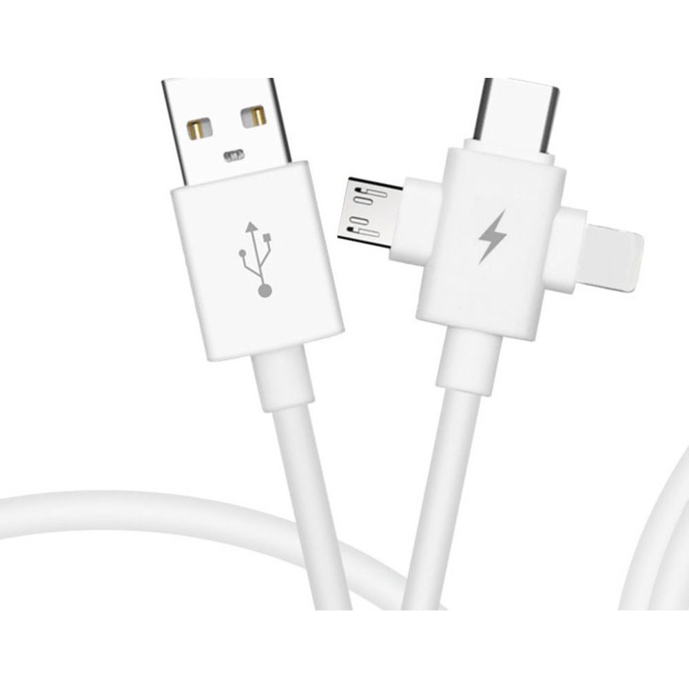 1,6 m in 1 Drei-in-Eins-Ladekabel, kompatibel mit iPhone, Huawei und Android-Datenkabel_voghion.com