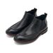 European Warm Series Trendy Korean Style Versatile Short Autumn Winter New Pointed Toe Martin High Top Slip-On Boots For Men_voghion.com