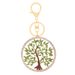 Porte-clés avec pendentif creux incrusté de diamants colorés, arbre de vie de la mode européenne et américaine, cadeau créatif et exquis_voghion.com