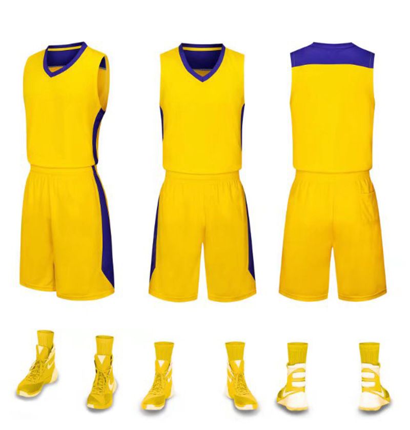 Geschwindegkeetsset fir Männer Sporttrikot Trend Street Print Basketball Team Trainingsuniform_voghion.com