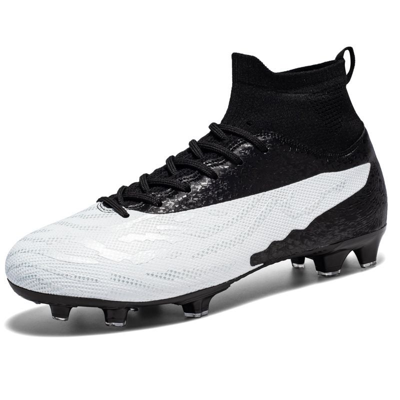 High top football shoes Men's and women's long spikes broken nails adult youth student professional game sports training shoes_voghion.com