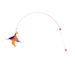 Steel Wire Fishing Feather Elastic Cat Teaser Wand Toy_voghion.com