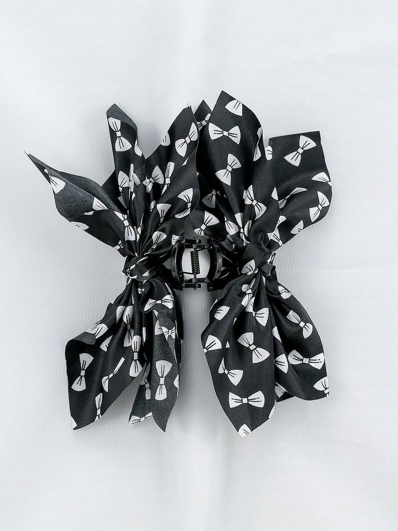 Pince à cheveux double face rétro classique en forme de fleur de cajou, nœud de haute qualité, épingle à cheveux à l'arrière de la tête, pince requin_voghion.com