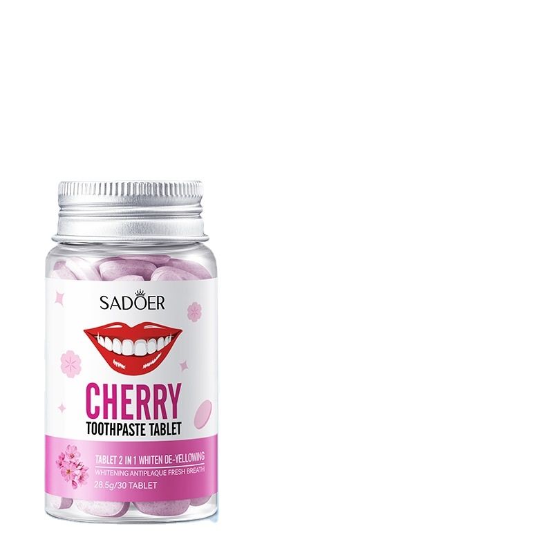 Sakura Aromalı Katı Diş Macunu Tabletleri Daha Sağlıklı Dişler, Diş Etleri, Diş Beyazlatma, Duman Lekelerini Giderme, Daha Ferah Nefes, Ağız Bakımı_voghion.com
