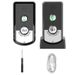 Wireless Intercom Doorbell With 38 Chimes & 8-Floor Range - Rechargeable Battery, 1-to-2 Receiver, Home/Office Security (Black/White)_voghion.com