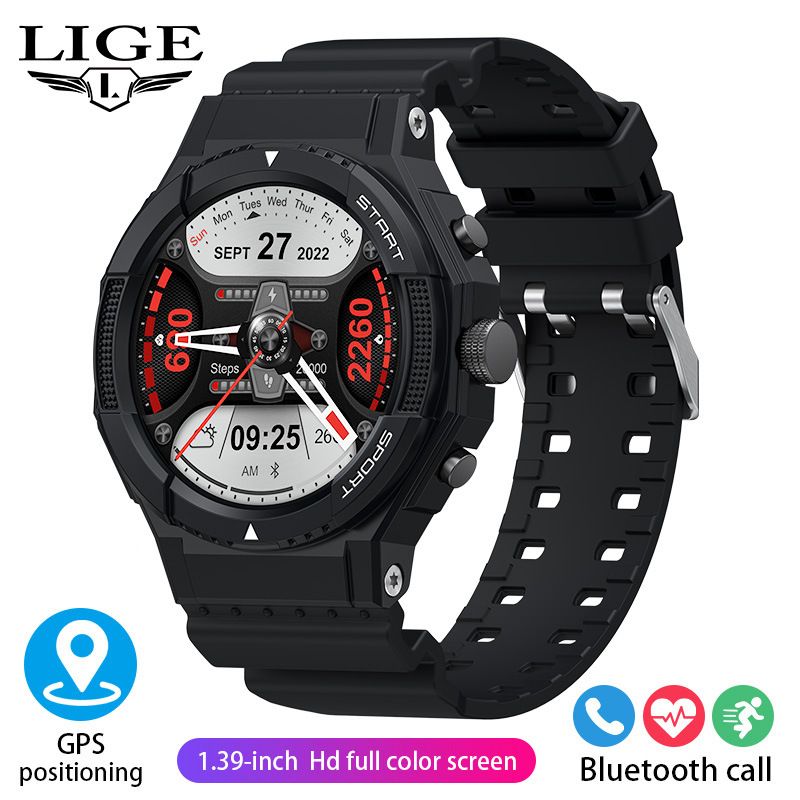 Men's Smart Watch With Heart Rate Monitor, Blood Pressure Tracking, Sleep Analysis, Bluetooth Calling, 30M Waterproof, Touch Screen, Fitness Tracker_voghion.com