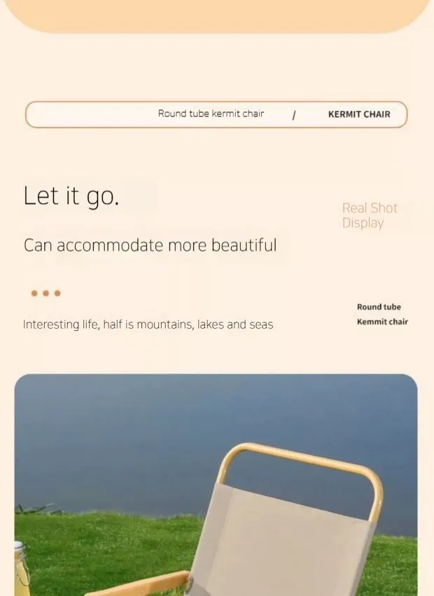 Chaise pliante portable pour pique-nique, pêche, camping, loisirs, extérieur_voghion.com
