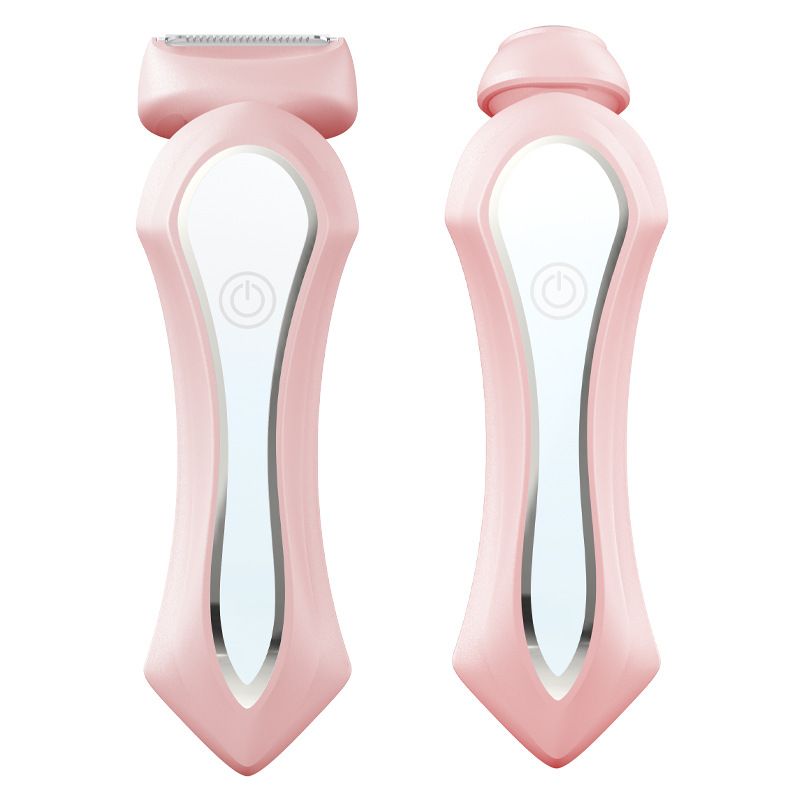 Epilatore per donna, rasoio a doppia testina, rifinitore per peli pubici privati, rasoio elettrico, strumento per la rimozione dei peli da donna e da uomo_voghion.com