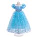 Kids' Clothing Frozen New Cos Costume Girls Princess Dress Long Performance Costume Summer Dress_voghion.com