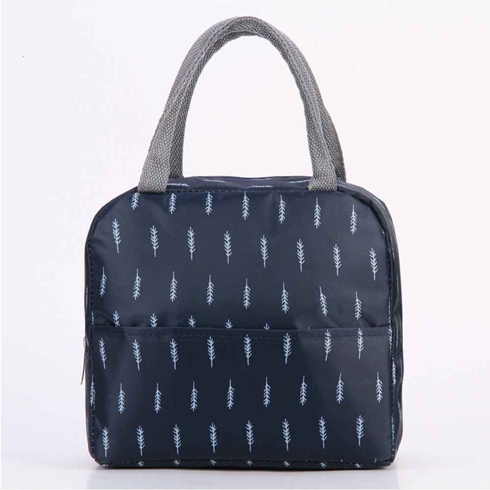 2Pcs Portable Insulated Thermal Cooler Bento Lunch Bag Tote Travel Picnic Storage Box_voghion.com