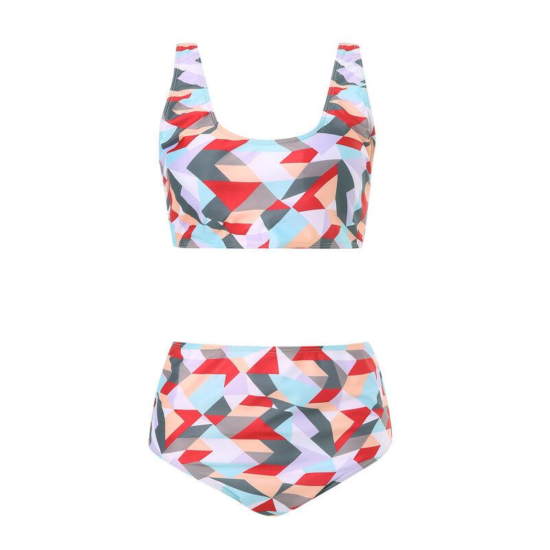 Happybuyner femmes maillots de bain gilet haut bas ensemble Bikini ensemble Push up rembourré maillot de bain bandeau maillot de bain maillot de bain Bikini_voghion.com