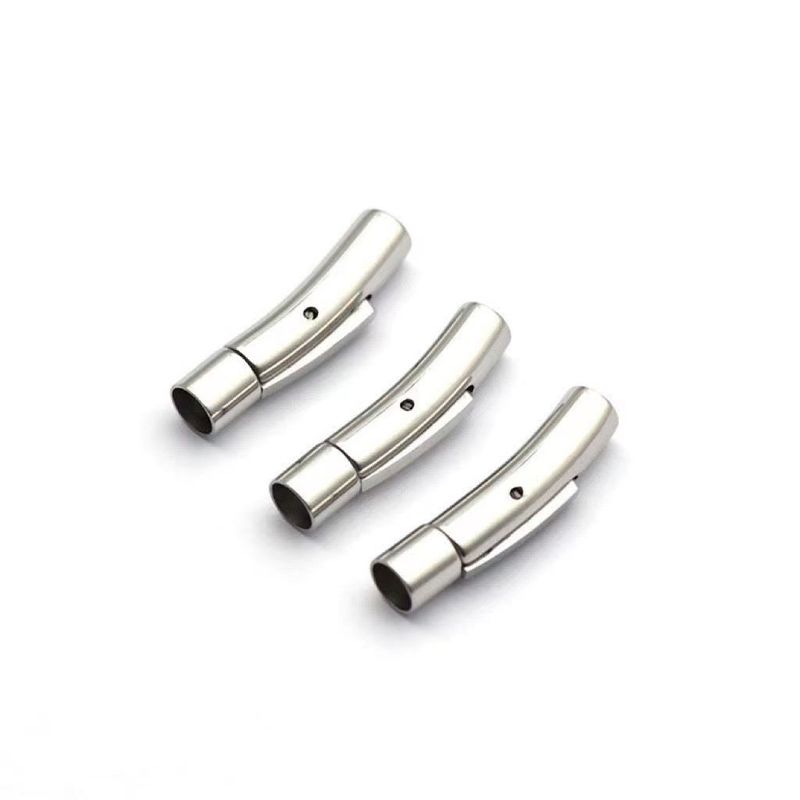 1 Piece 4*10mm Hole 2~2.9mm Hole 3~3.9mm Hole 4~4.9mm 304 Stainless Steel Solid Color Polished Connection Buckle Jewelry Accessories_voghion.com