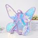 New Fashion Laser Butterfly Wings Back Decor Children's Backpack Cute Unicorn Transparent TPU Fashion Backpack_voghion.com