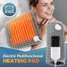 10-Speed Adjustable Heating Pad - Portable Electric Blanket For Therapy & Warmth, Ultra-Soft Non-Woven Fabric (60x30cm, Silver Gray, Plug-in)_voghion.com