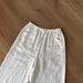 Je le recommande vivement, il allonge vos jambes ! Pantalon en ramie blanc délavé, pantalon large en lin souple et confortable pour femme._voghion.com