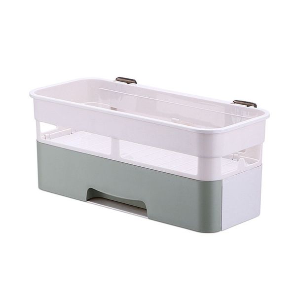 NUOVO Bagno Shampoo Doccia Gel Cosmetici Cesto Portaoggetti Cassetto Tipo WC Portaoggetti Organizzatore Bagno Stoccaggio_voghion.com