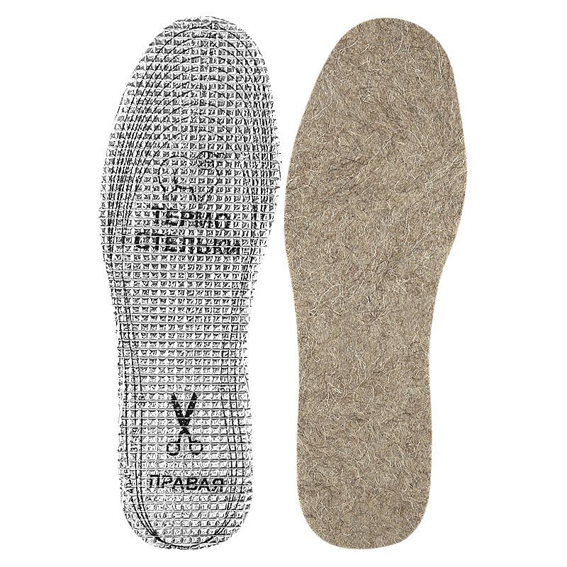Breathable Wool Felt Insoles With Aluminum Foil Layer – Cushioned & Customizable For Sports, Dress & Casual Shoes – Unisex Sizes 36-45_voghion.com