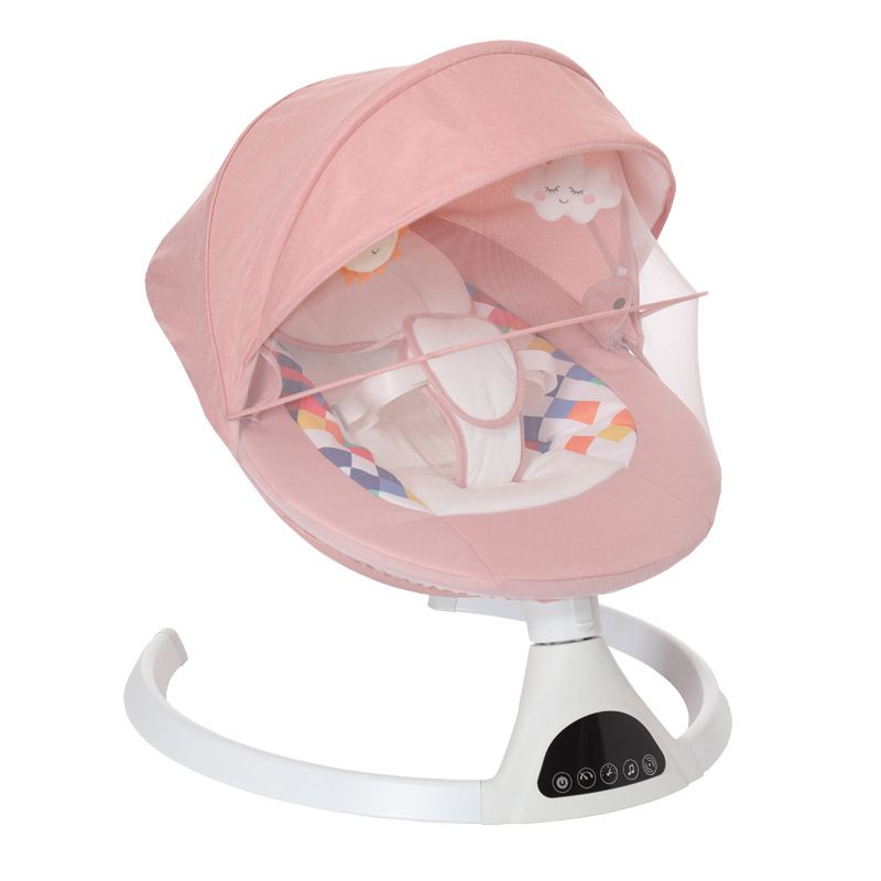 Kids Fashion Vauvan keinutuoli vauvan sähkökeinutuoli uusi älykäs bluetooth sähköinen kehto vauvansänky_voghion.com