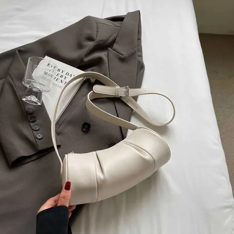 Borsa firmata LEFTSIDE mini PU in pelle a tracolla 2024 borsa a secchiello alla moda da donna borsa a tracolla vintage e portafoglio_voghion.com