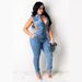 Women’s Clothing new wear fashionable denim women's modified jumpsuit_voghion.com