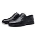 Scarpe da uomo estive in vera pelle traforata, eleganti e traspiranti, da sposa in stile britannico, con strato superiore in pelle di mucca._voghion.com