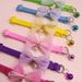 Bowknot Cat Adjustable With Bell Pearl Small Dog Collar Pet Supplies_voghion.com