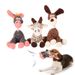Toys In The Shape Of A Donkey For Small And Large Dogs, Cats, Squeaky Plush Fun Durable Chewable Cute Toy, Pet Training By PawParty Store_voghion.com