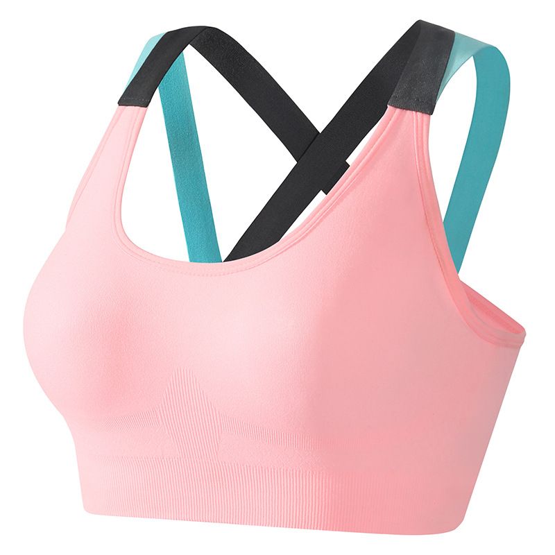 Women's Intimates Shock Proof Push Up Yoga Vest Non Wired Anti Sagging Running Fitness Sports Bra_voghion.com
