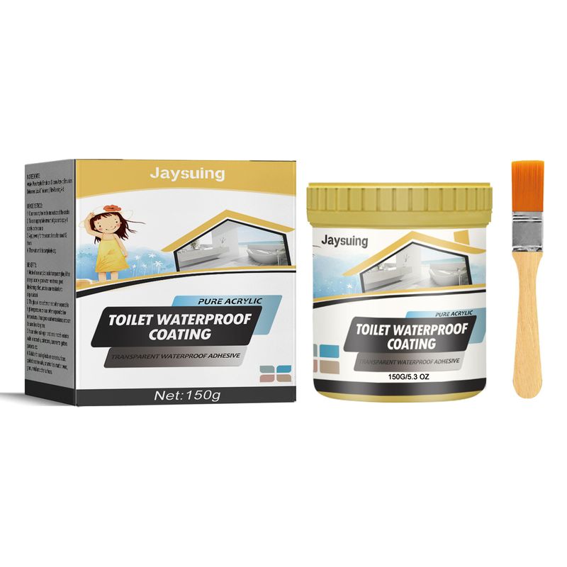 Cola impermeável à prova de vazamentos, cola impermeável transparente para banheiro, parede externa à prova de vazamentos, revestimento impermeável sem tijolos_voghion.com
