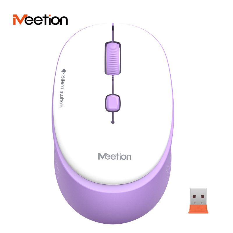 MEETION R741 Silent Laptop Desktop Universal USB Receiver 2.4GHz Wireless Mouse_voghion.com
