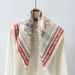 Sciarpa quadrata in twill pesante di alta qualità per donna, versatile, primaverile, con bordo arrotolato a mano, 100% seta di gelso, 70 pezzi, all'ingrosso_voghion.com
