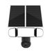 Floodlight Camera 24 Hours Video Recording Outdoor With LED Light 1500LM Solar Powered Surveillance Camera_voghion.com