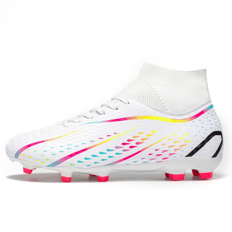 Football Shoes Men's And Women's High Top Adult Students Long Nails Broken Nails Grass Game Football Shoes_voghion.com
