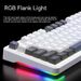 AULA F87 Pro Mechanical Keyboard, 2.4 G/USB/Bluetooth, Tri-Mode, Wireless, 87 Keys, RGB PBT Seal, 5-Layer Sound Damping, Full Key, No Effects_voghion.com